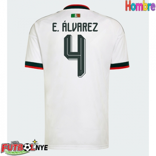 Camiseta México Edson Alvarez #4 Visitante Equipación Mundial 2026 manga corta